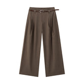 Women's Casual Straight-Wide Leg Tencel Pants