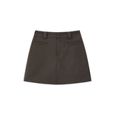 Women's Casual Commuter High-Waist A-Line Skirt