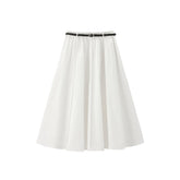 Women's High Waist A-Line Maxi Skirt