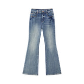 Women's Casual High-Rise Bootcut Jeans