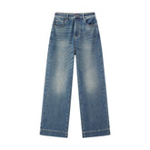 Women's Casual High-Stretch Straight-Leg Jeans