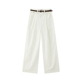 Women's Casual High-Rise White Jeans