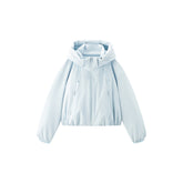 Women's Casual Hortob¨¢gy Goose Down Hooded Puffer Jacket