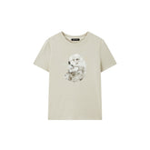 Women's Casual Embroidered Short-Sleeve T-shirt