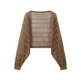 Women's Hollow-out Vest Knit Cardigan