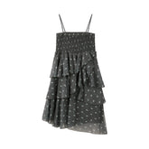 Women's Elegant Camisole Ruffle Tiered Dress