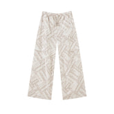 Women's Casual Printed Wide-Leg Pants
