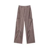 Women's Casual Straight-Leg Cargo Pants