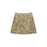 Women's Casual Hand-Drawn Graffiti A-Line Mini Skirt
