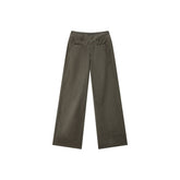 Women's Casual Wide-Leg Straight Jeans
