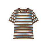 Women's Vintage Contrast Stripe T-Shirt
