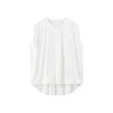 Women's Casual Pleated Sleeveless Top
