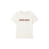Women's Casual Embroidered Letter Print T-Shirt