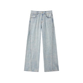 Women's Boho Heavy-Duty Straight-Leg Jeans