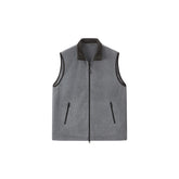 Women's Casual Color-Block Fleece Sweatshirt Vest