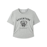 Women's Slim-Fit Antibacterial Graphic T-Shirt