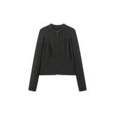 Women's Casual Sporty Stand-Collar Zip Cardigan