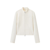Women's Casual Sporty Solid Stand-Collar Sweatshirt