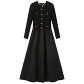 Women's Chanel-Style Commuter Paneled Base Dress