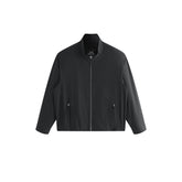 Men's Commuter Black Plaid Textured Jacket