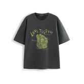 Men's Contrast Embroidered T-Shirt