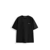 Men's Casual Organza-Panel Embroidered T-Shirt