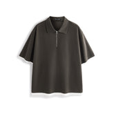 Men's Loose Textured POLO Shirt