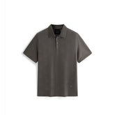 Men's Casual Textured Jacquard Polo Shirt
