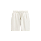 Men's casual elastic waist jacquard shorts
