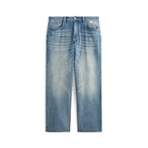 Men's casual vintage slightly stretchy jeans