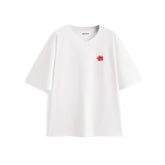 Men's American-style Color-block Printed T-shirt