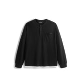 Men's Casual Faux-Layer Waffle-Knit Long-Sleeve T-Shirt
