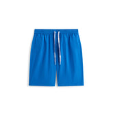 Men's Blue Casual Mid-Length Shorts