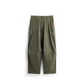 Men's Casual Olive Large-Capacity Cargo Pants
