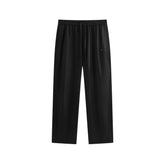 Men's Casual Black Straight Pants