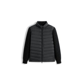 Men's Casual Antibacterial Sweater-Style Quilted Down Jacket