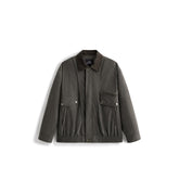 Men's Barn-Style Faux-Suede Safari Jacket
