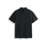 Men's Slim-Fit Polo Shirt with Mulberry Silk