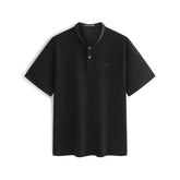 Men's Cool Touch Stand Collar Polo Shirt
