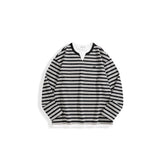 Men's Casual Striped Faux-Layer Long-Sleeve T-Shirt