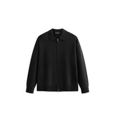 Men's Commuter Solid Jacket-Style Cardigan