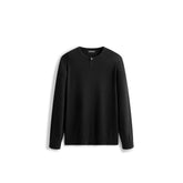 Men's Casual Solid Crewneck Wool-Blend Sweater