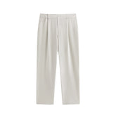 Men's Basic Textured Straight-Leg Pants