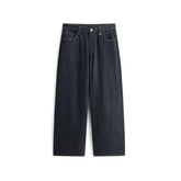 Men's Vintage Jeans with Contrast Topstitching