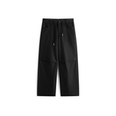 Men's Black Wide-Leg Denim Pants