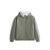 Men's Casual Structured Knit Hooded Jacket