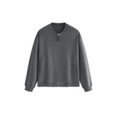 Men's Casual Knit Crewneck Jacket