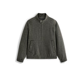 Men's Commuter Herringbone Harrington Wool Jacket