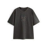 Men's Loose-Fit Contrast Stripe T-Shirt