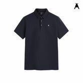 *US Final Sale* Men's Black Plain Polo Shirt